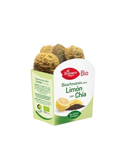 Lemon Artisan Biscuits with Bio Chia