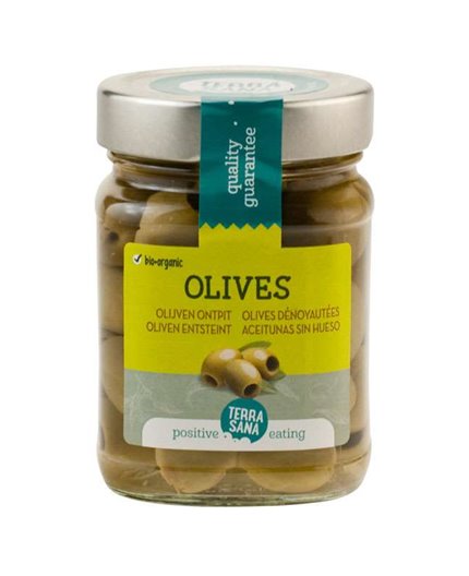 Green Pitted Olives Bio