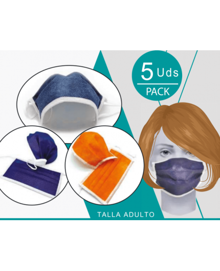 Mascarilla 3 Capas Reutilizable - Color Gris Mascarilla 3 Capas Reutilizable - Color Gris