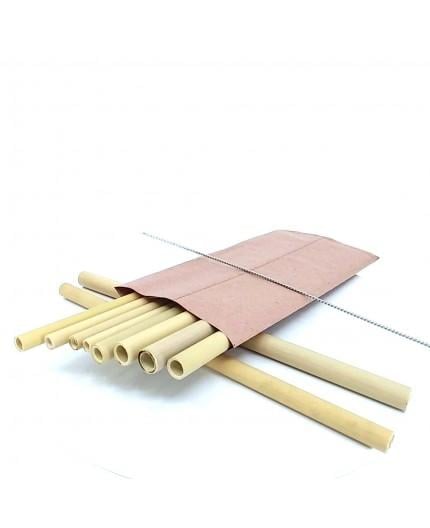 Pacchetto di cannucce di bambù Pacchetto di cannucce di bambù