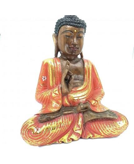 Budha Madera Pintado Budha Madera Pintado