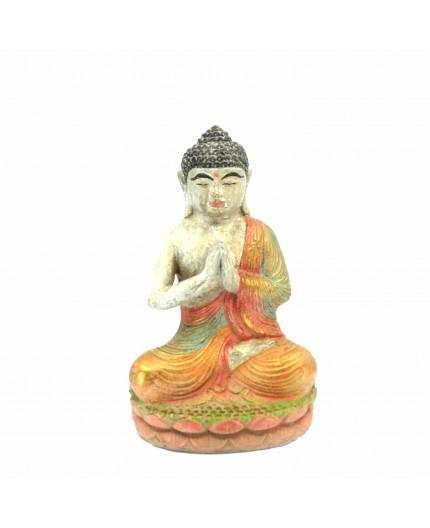 Buddha in pietra dipinta Buddha in pietra dipinta
