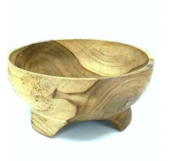 Bol En Bois Motif Arbre De Vie - 11x7 Cm Pour Rituels, Méditation, Décoration Intérieure