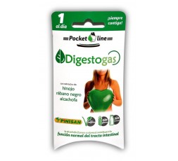 Pocketline Digestogas - 10 Cápsulas