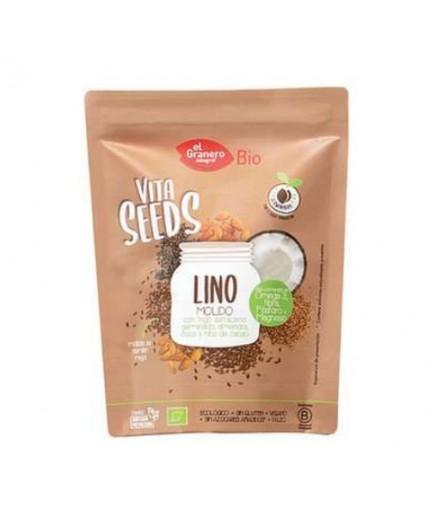 Vitaseeds Lino Macinato Mandorle Saracene Cocco E Cacao Biologico Vitaseeds Lino Macinato Mandorle Saracene Cocco E Cacao Biologico