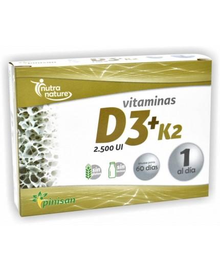 Vitaminas D3+K2.