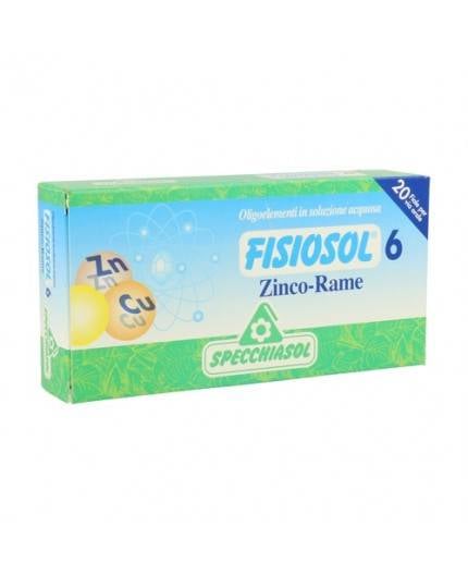 Fisiosol 6 Zinc-Cobre