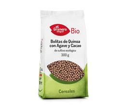 Bolitas Quinoa con Agave y Cacao Bio
