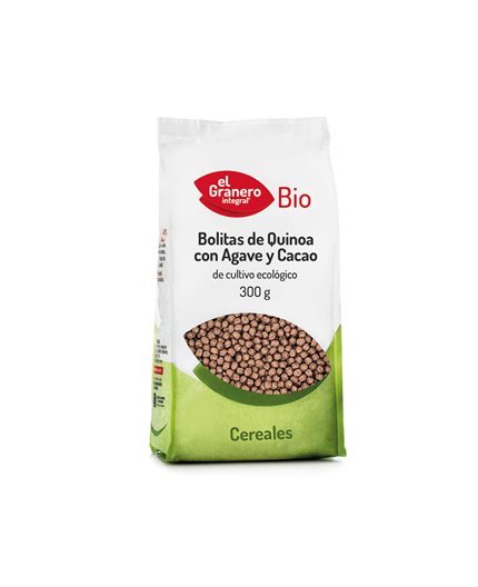 Bolitas Quinoa con Agave y Cacao Bio