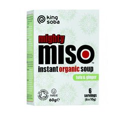 Sopa de Miso con Tofu y Jengibre Sin Gluten Bio
