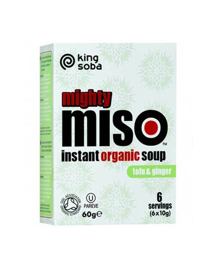Zuppa di Miso con Tofu e Zenzero, Senza Glutine Bio Zuppa di Miso con Tofu e Zenzero, Senza Glutine Bio