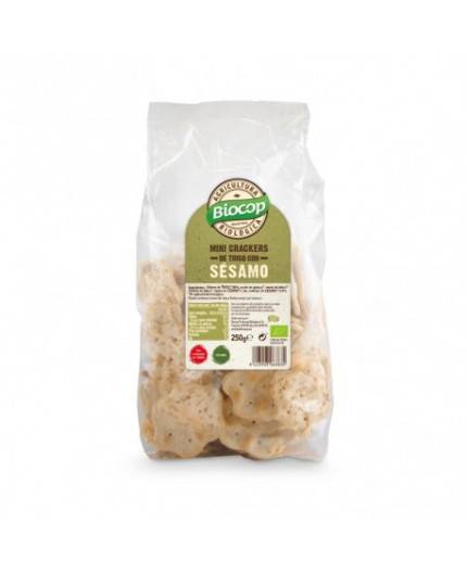 Mini cracker di grano con sesamo
