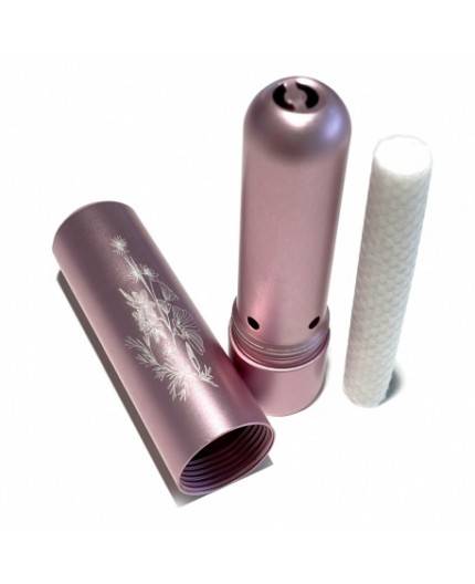 Inhalador De Aluminio Rosa Con Mecha Algodón Inhalador De Aluminio Rosa Con Mecha Algodón