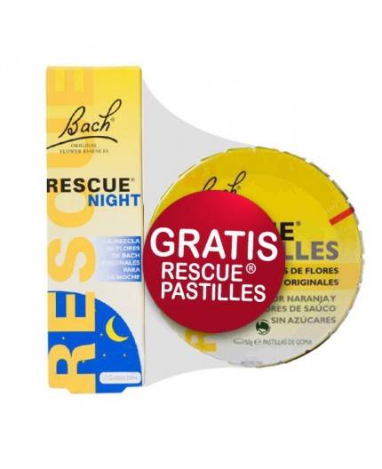 Flores de Bach Rescue Night Gotas + Regalo Rescue Pastillas Flores de Bach Rescue Night Gotas + Regalo Rescue Pastillas