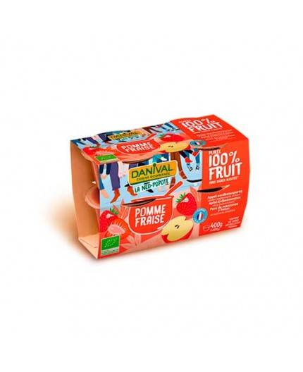 Puré De Manzana Y Fresa Bio Puré De Manzana Y Fresa Bio