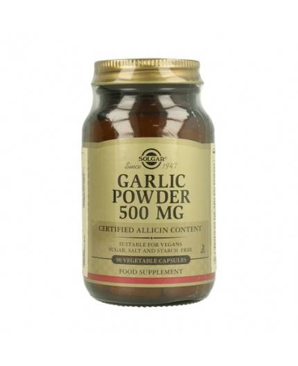 Garlic powder 500 mg.
