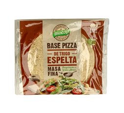 Base pizza masa fina de trigo espelta