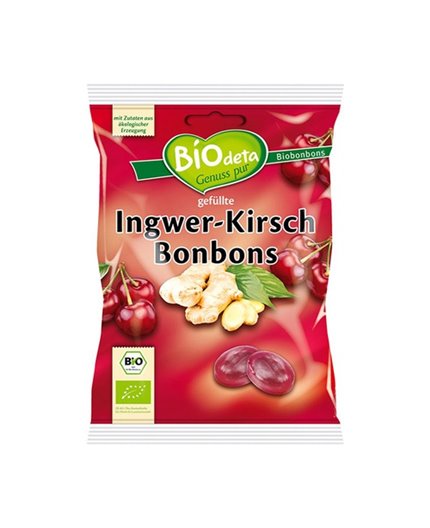 Bio Ingwer- und Kirschbonbons