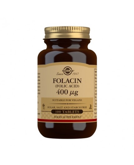 Folacina. Acido Folico 400 µg