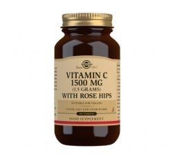 Rose Hips C 1500 mg Vitamina C con escaramujo