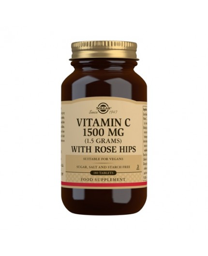 Rosa Canina C 1500 mg Vitamina C con Rosa Canina