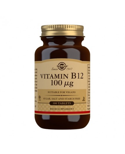 Vitamin B12 100 mcg. (Cyanocoabalamin)