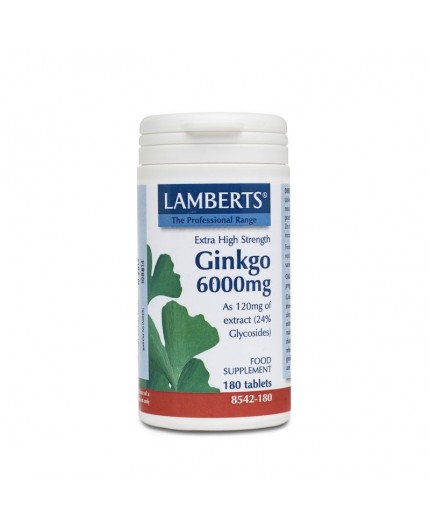 Ginkgo Biloba Extra High Potency 6,000 Mg.