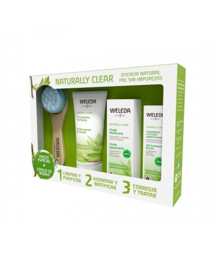 Pack Naturally Clear Ritual 3 Pasos Con Cepillo De Regalo Pack Naturally Clear Ritual 3 Pasos Con Cepillo De Regalo