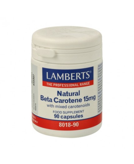 Beta Caroteno Natural 15 Mg.