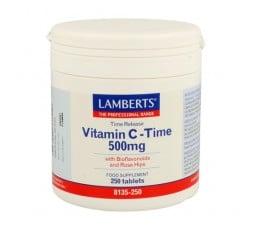 Vitamina C 500Mg Con Bioflavonoides y Escaramujo Liberación Sostenida