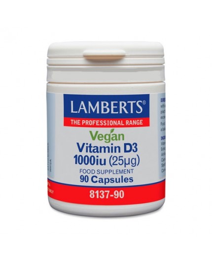 Vitamina D3 Vegana 1.000 UI (25µg)