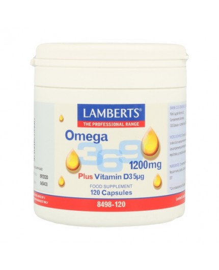 Ácidos Grasos Omega 3,6,9 1200 mg con vitamina D3