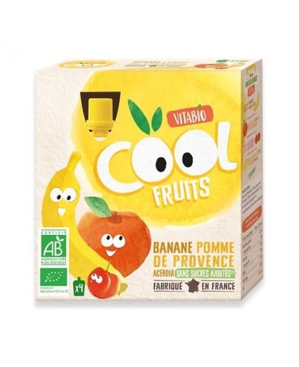 Pouches Cool Fruits Manzana-Plátano Eco