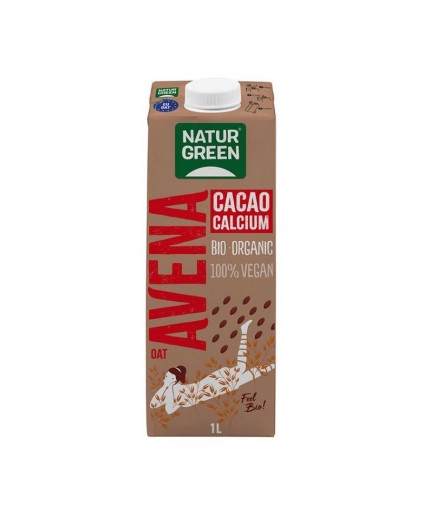 Bebida De Avena Con Chocolate Y Calcio Bio (1 litro)