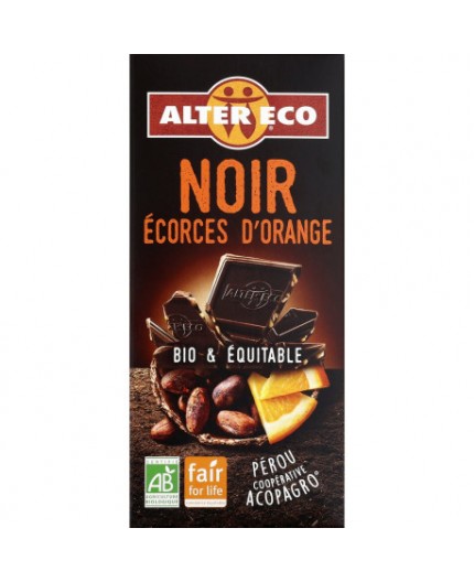 Chocolate Negro Naranja Bio
