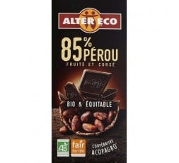 Chocolate Negro 85% Peru Bio