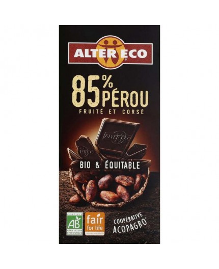 Chocolate Negro 85% Peru Bio