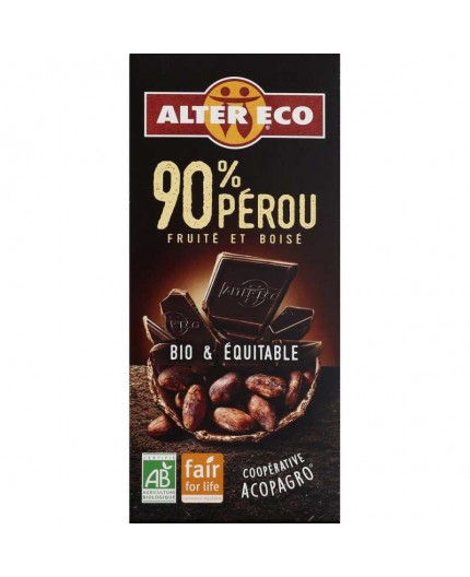 Chocolate Negro 90% Perú Bio