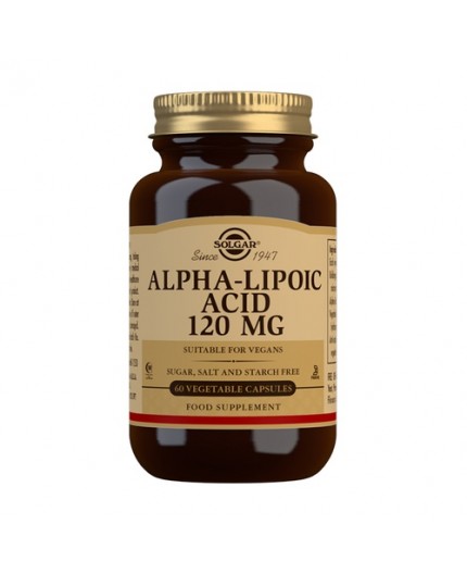 Ácido Alfa Lipoico 120 mg.