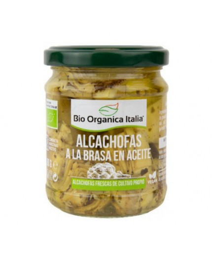 Alcachofas A La Brasa En Aceite Bio