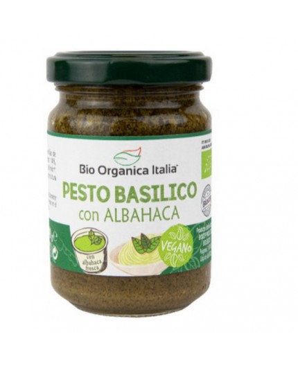 Pesto Basilico con Albahaca Vegano Bio