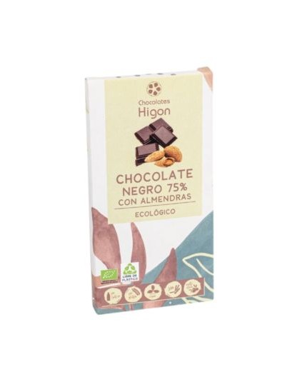 Chocolate Negro con Almendras 75% Eco Chocolate Negro con Almendras 75% Eco