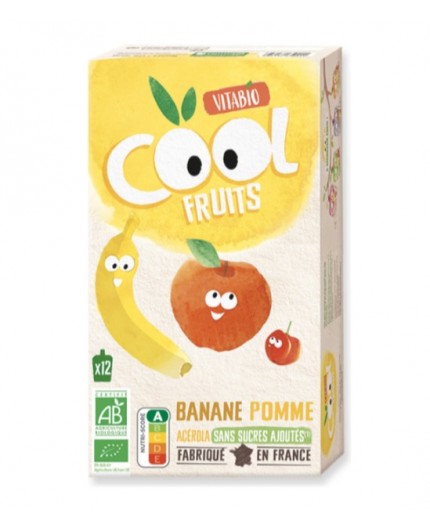 Pouche Vitabio Familiar Manzana Y Plátano