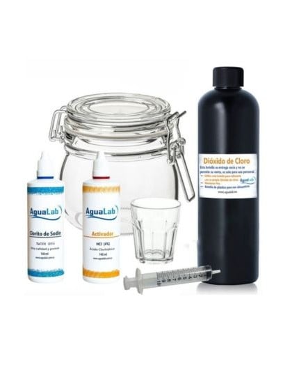 Kit Potabilizador (Clorito de Sodio + Activador) con Herramientas Kit Potabilizador (Clorito de Sodio + Activador) con Herramientas