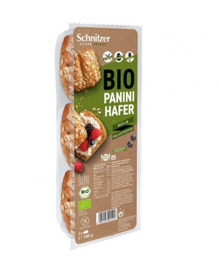 Panecillos Panini Avena Sin Gluten Bio Panecillos Panini Avena Sin Gluten Bio