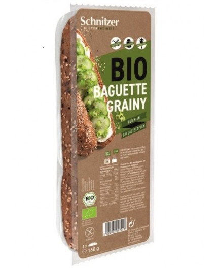 Pan Baguette Semillas Grainy Sin Gluten Pan Baguette Semillas Grainy Sin Gluten