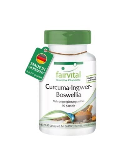 Cúrcuma, Jengibre con Boswellia Cúrcuma, Jengibre con Boswellia