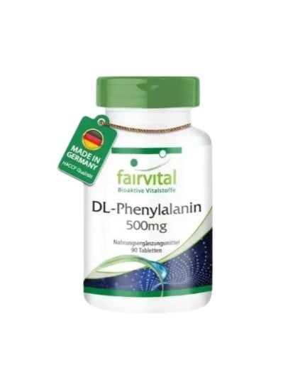DL-Fenilalanina 500 mg.