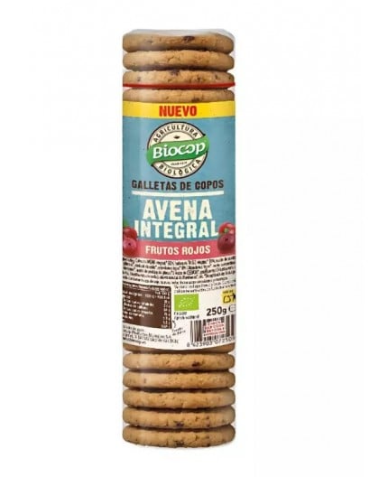 Galletas de Copos Avena Integral con Frutos Rojos