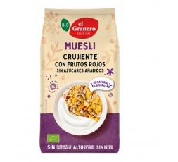 Muesli Copos Crujientes Frutos Rojos Bio